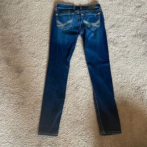 Jeans with stitching